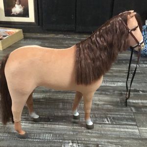 American Girl Tan Horse with Removable Bridle